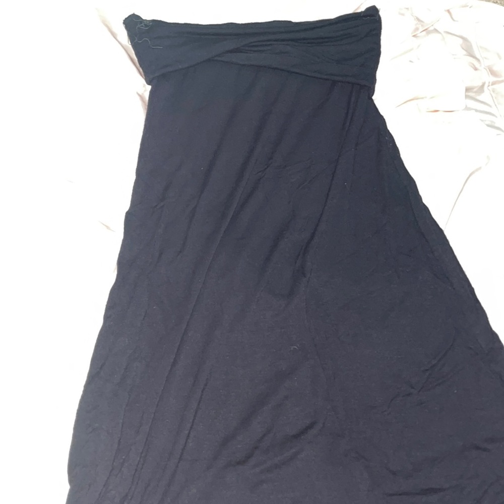 Long black skirt